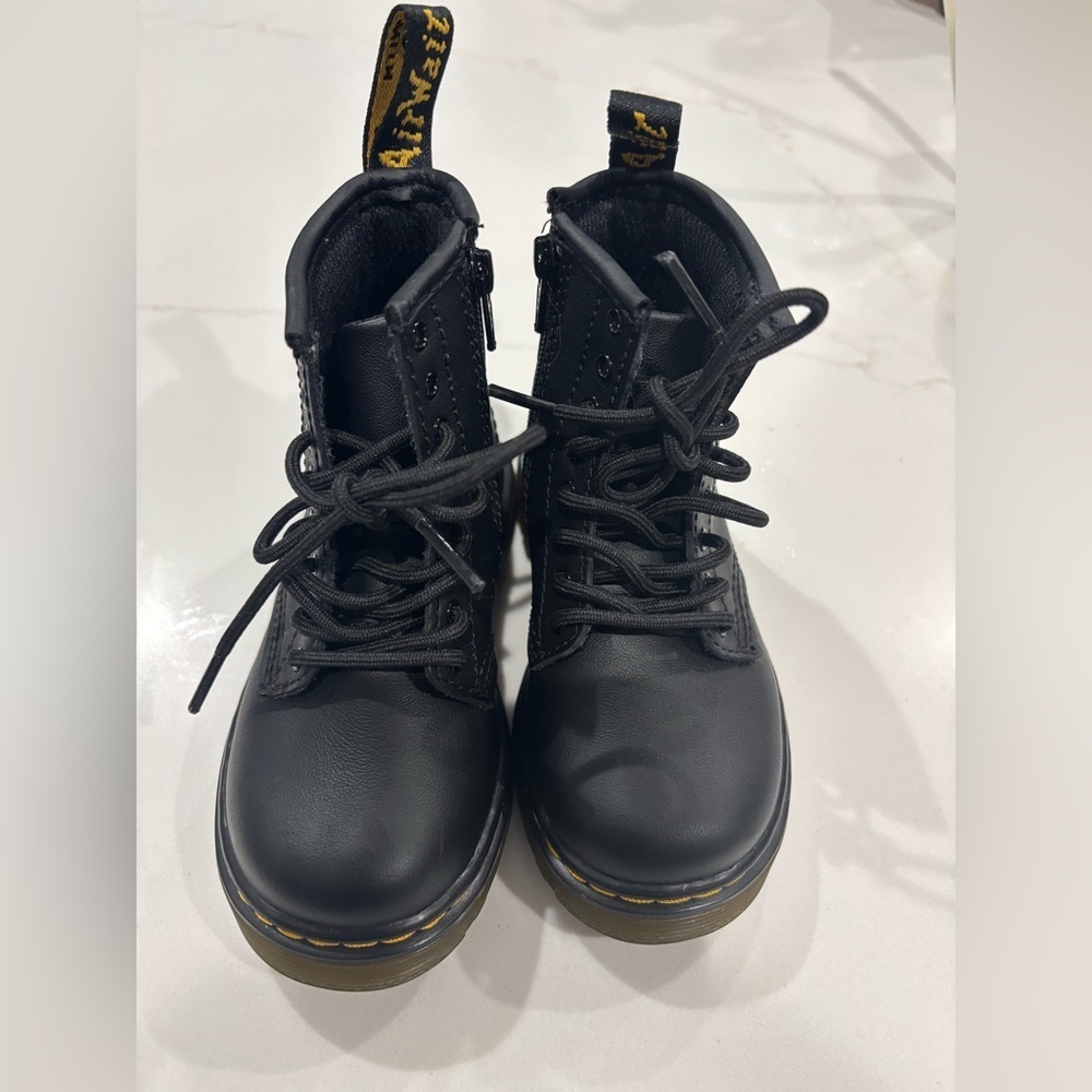 Kids Dr Martens 1460 black boots